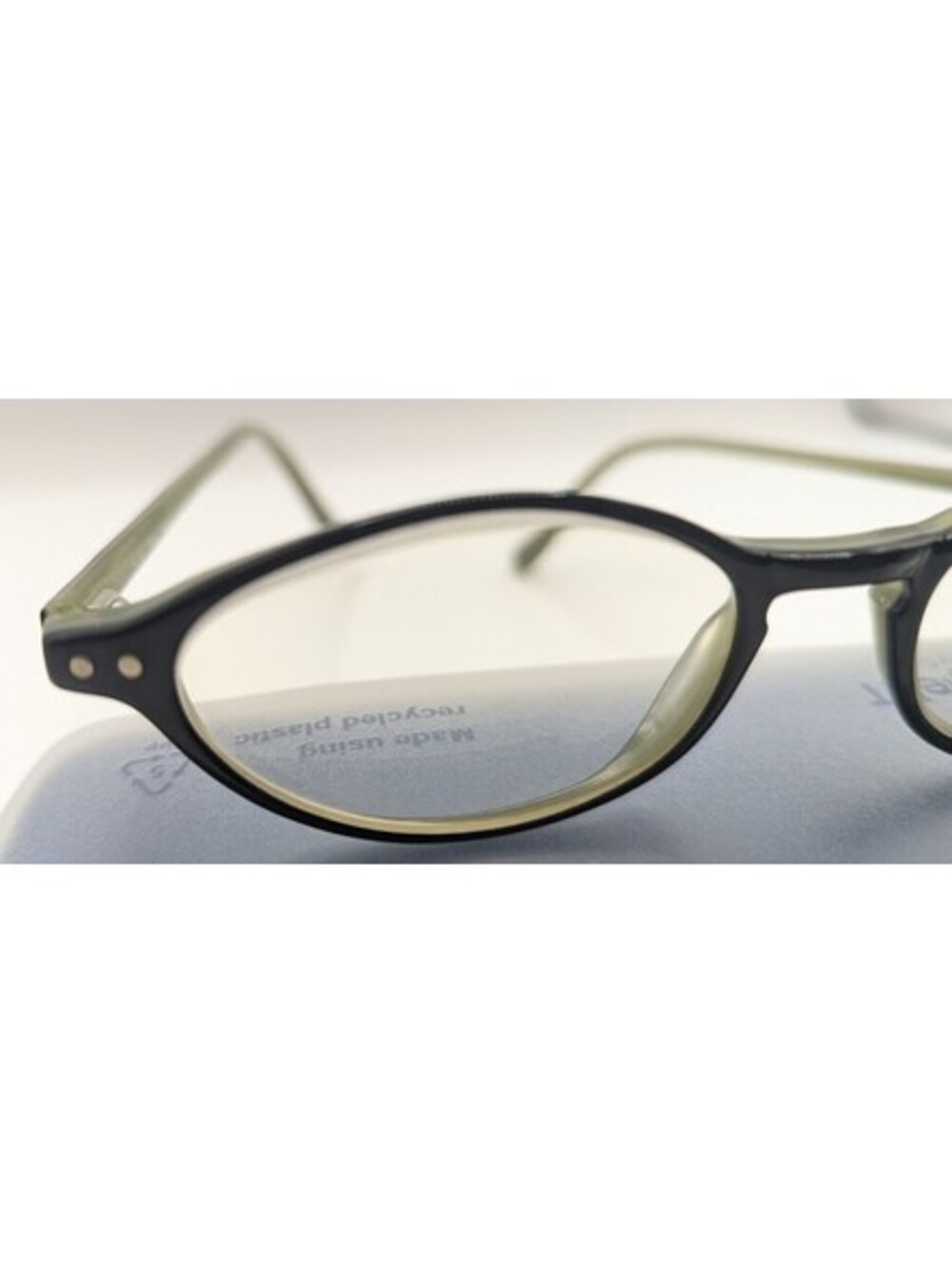 Nicole Miller Sweety Eyeglasses Frame Olive Translucent Green Oval  46-16-140 - Picture 13 of 15